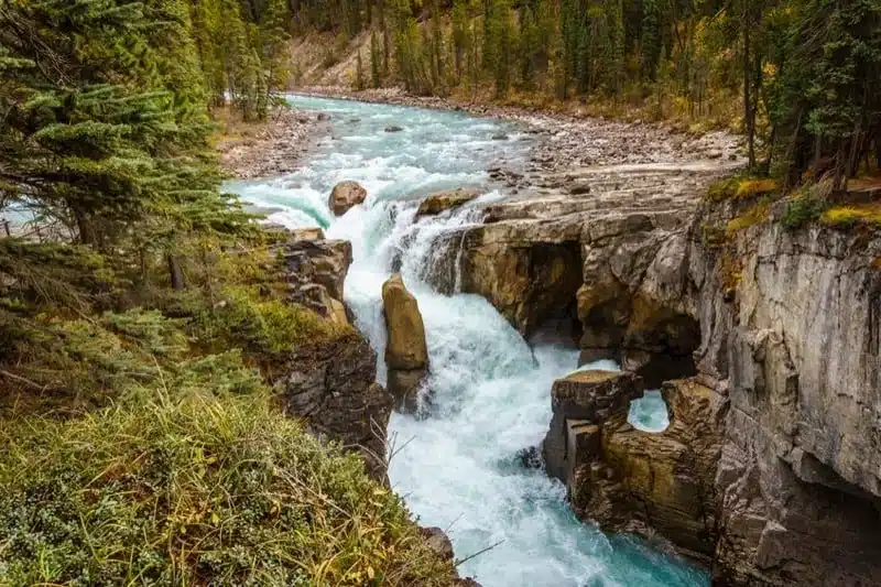 Sunwapta Falls Canyon, Alberta